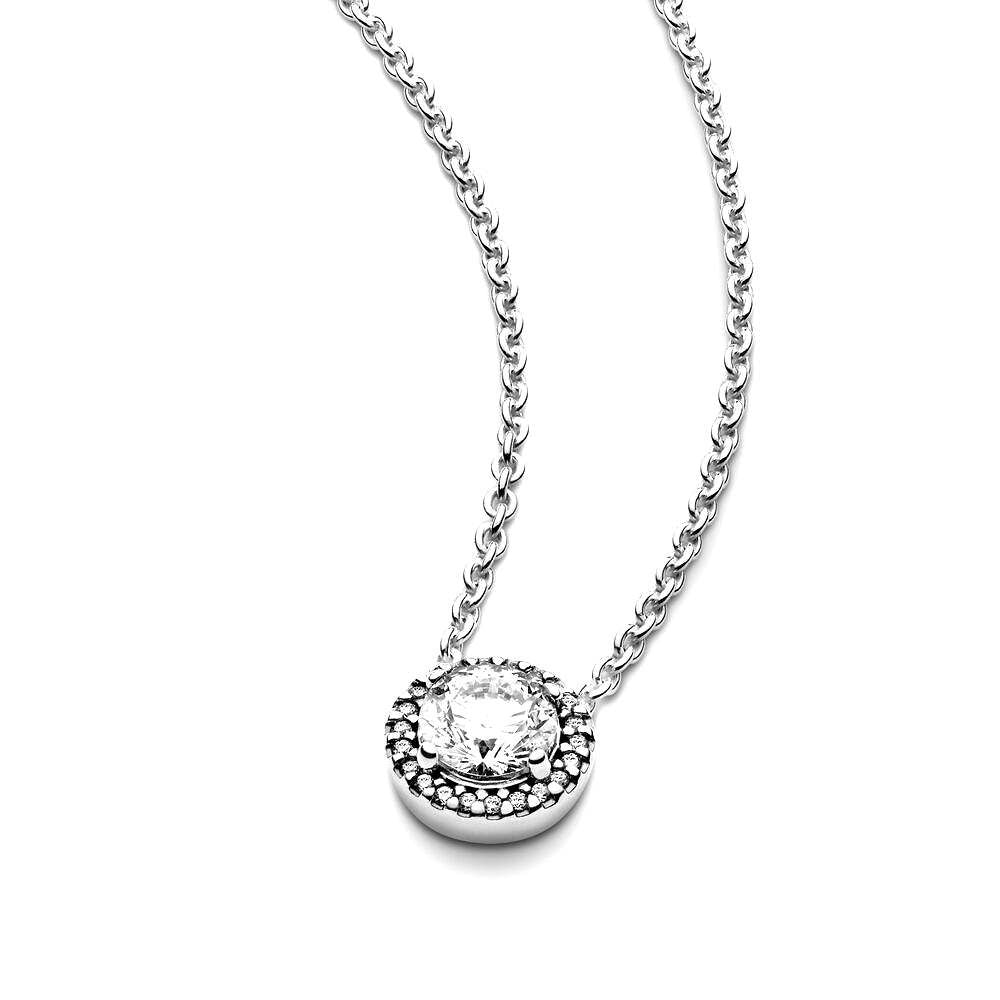 Pandora Ronde Sprankelende Stralenkrans Ketting 396240CZ, exclusief en kwalitatief hoogwaardig. Ontdek nu!