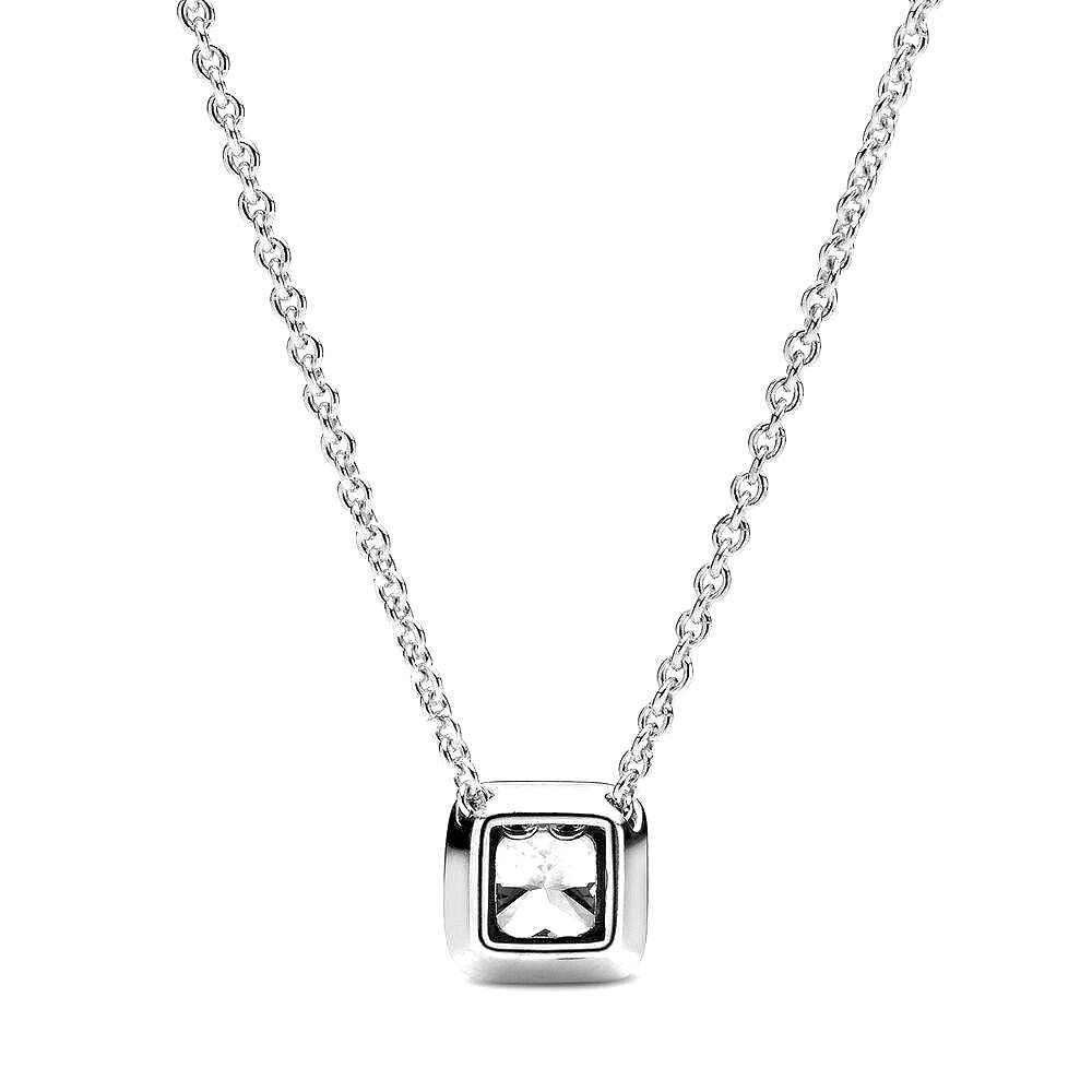 Pandora Square Sparkle Halo Ketting 396241CZ, exclusief en kwalitatief hoogwaardig. Ontdek nu!