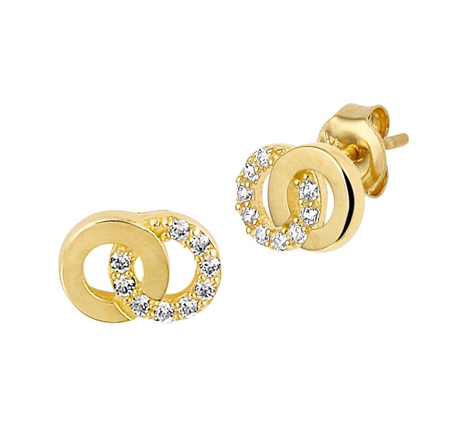 Gouden Oorknoppen zirkonia - PSN4018216, exclusief en kwalitatief hoogwaardig. Ontdek nu!