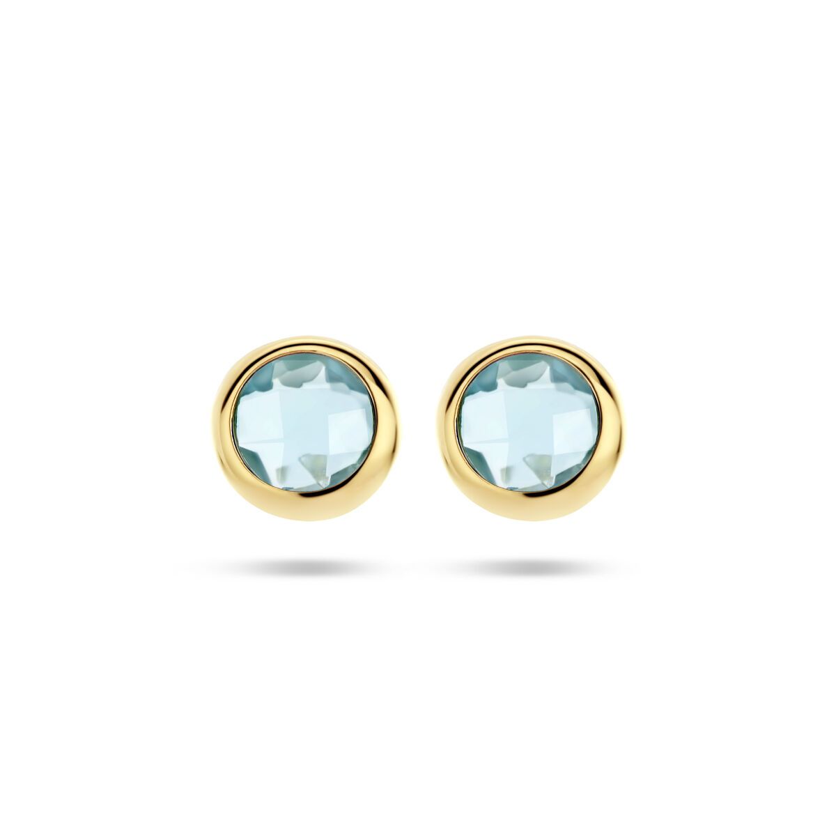 Gouden oorknoppen blauw topaas 14K geelgoud - 4024758, exclusief en kwalitatief hoogwaardig. Ontdek nu!
