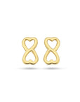 Gouden oorknoppen hart en infinity 14K geelgoud - 4027389, exclusief en kwalitatief hoogwaardig. Ontdek nu!