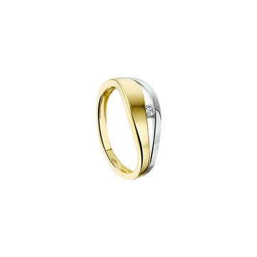 Gouden ring met zirkonia - 4207301