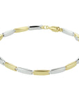 14K bicolor armband 19,5 cm 4208434, exclusief en kwalitatief hoogwaardig. Ontdek nu!