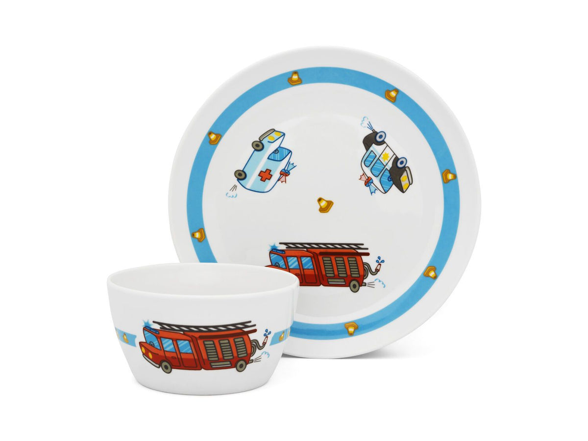 Geboorte artikelen Kinderservies Hulpdiensten 5 Delig kinderbestek - 4248070