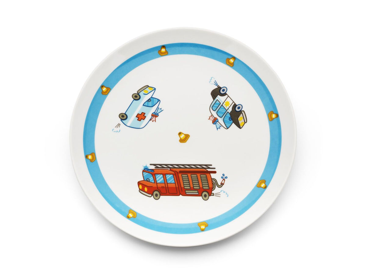 Geboorte artikelen Kinderservies Hulpdiensten 5 Delig kinderbestek - 4248070