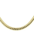 Zilgold (geelgouden met Zilverenkern) collier gourmette 4,7 mm 45 cm 5000221, exclusief en kwalitatief hoogwaardig. Ontdek nu!