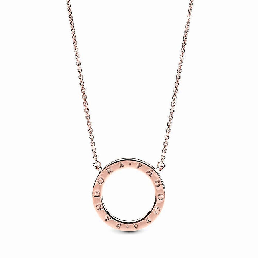 PANDORA Sprankelende Cirkel Ketting 580515CZ