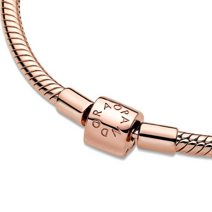 PANDORA Moments Snake Chain Armband met Cilindersluiting 588781C00