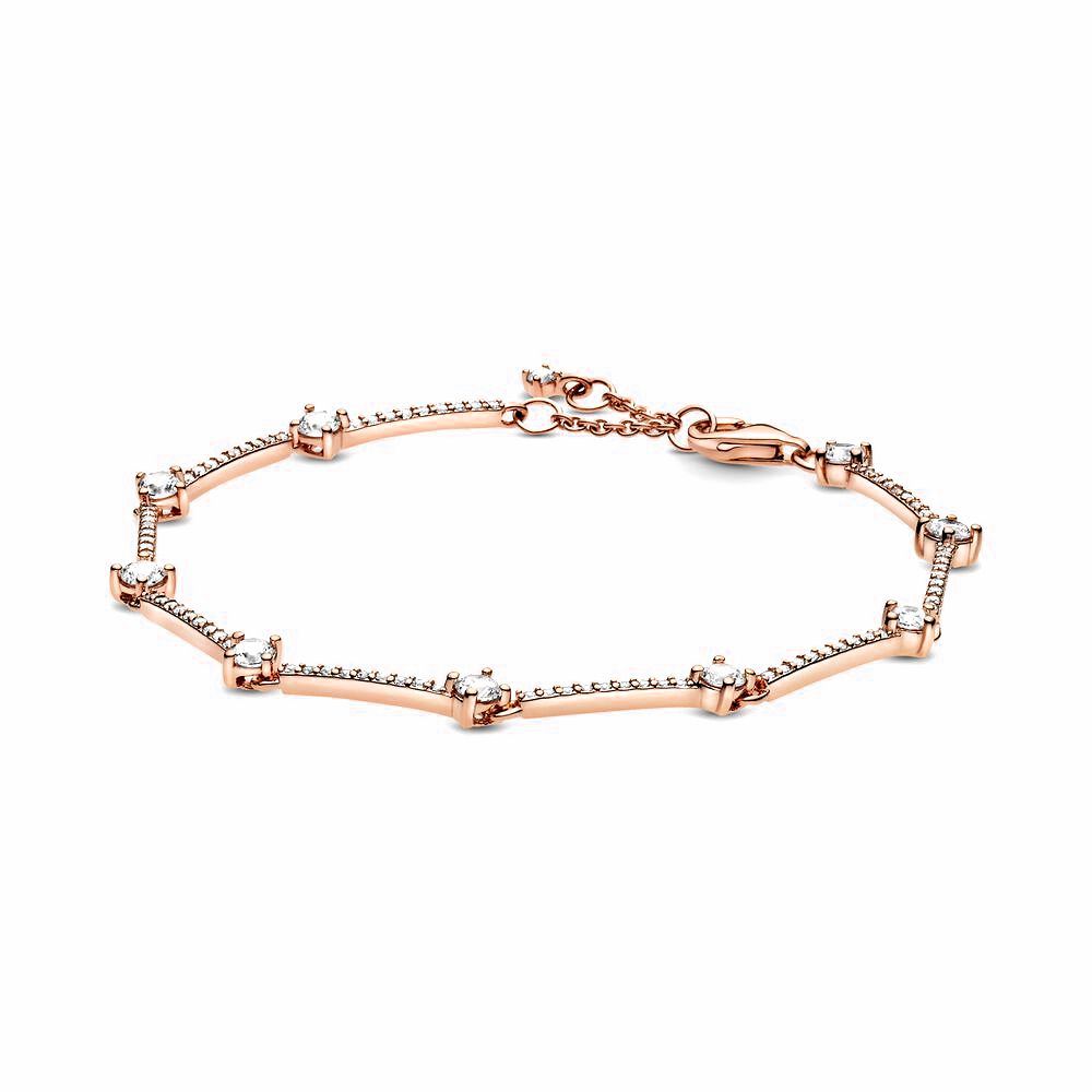 Pandora Rose armband met zirkonia 589217C01, exclusief en kwalitatief hoogwaardig. Ontdek nu!