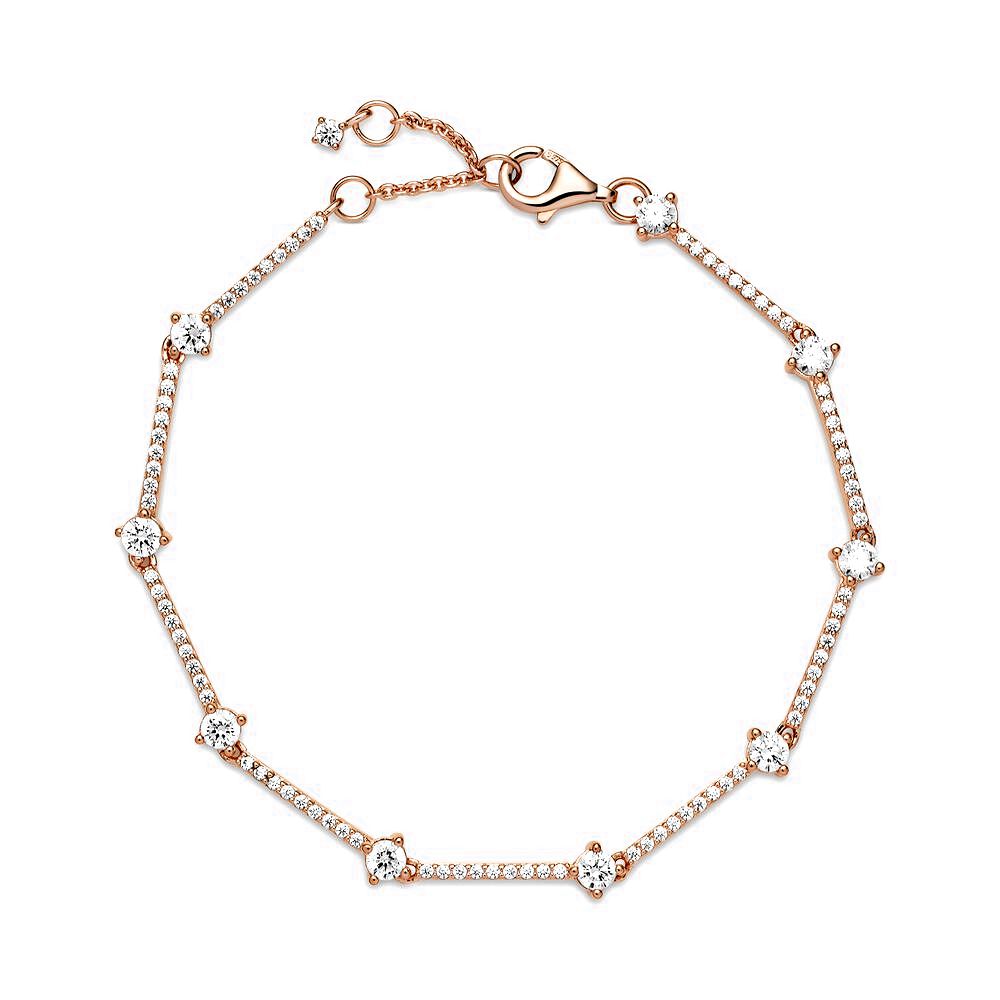 Pandora Rose armband met zirkonia 589217C01, exclusief en kwalitatief hoogwaardig. Ontdek nu!