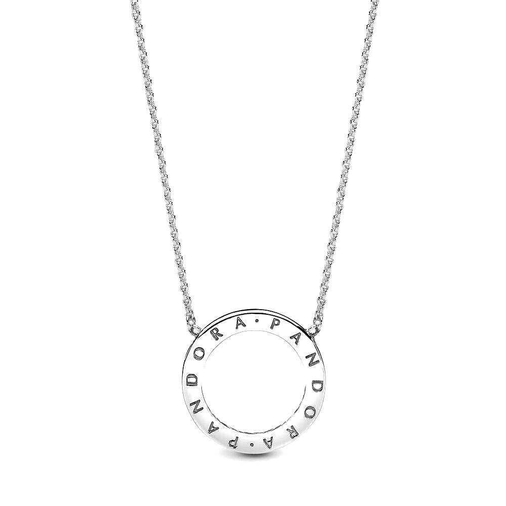 Pandora Sprankelende Cirkel Ketting 590514CZ, exclusief en kwalitatief hoogwaardig. Ontdek nu!