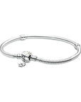 Pandora Moments Snake Chain Armband met Madeliefje Sluiting 598776C01, exclusief en kwalitatief hoogwaardig. Ontdek nu!