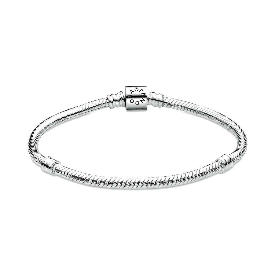 PANDORA Moments Snake Chain Armband met Cilindersluiting 598816C00