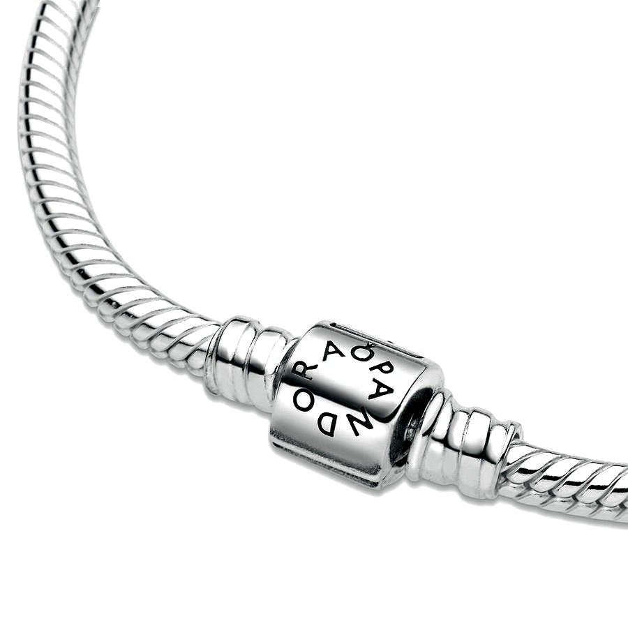 PANDORA Moments Snake Chain Armband met Cilindersluiting 598816C00