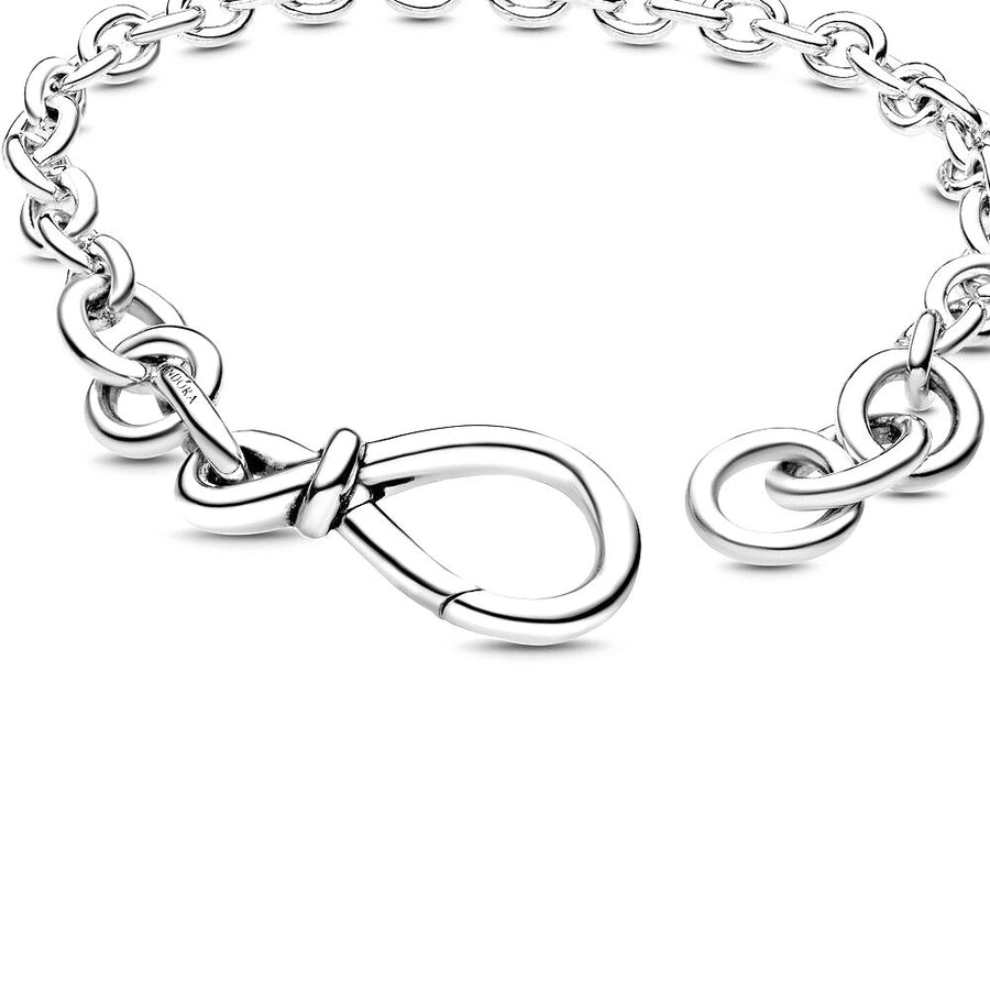 PANDORA Chunky Infinity Knot Schakelarmband 598911C00