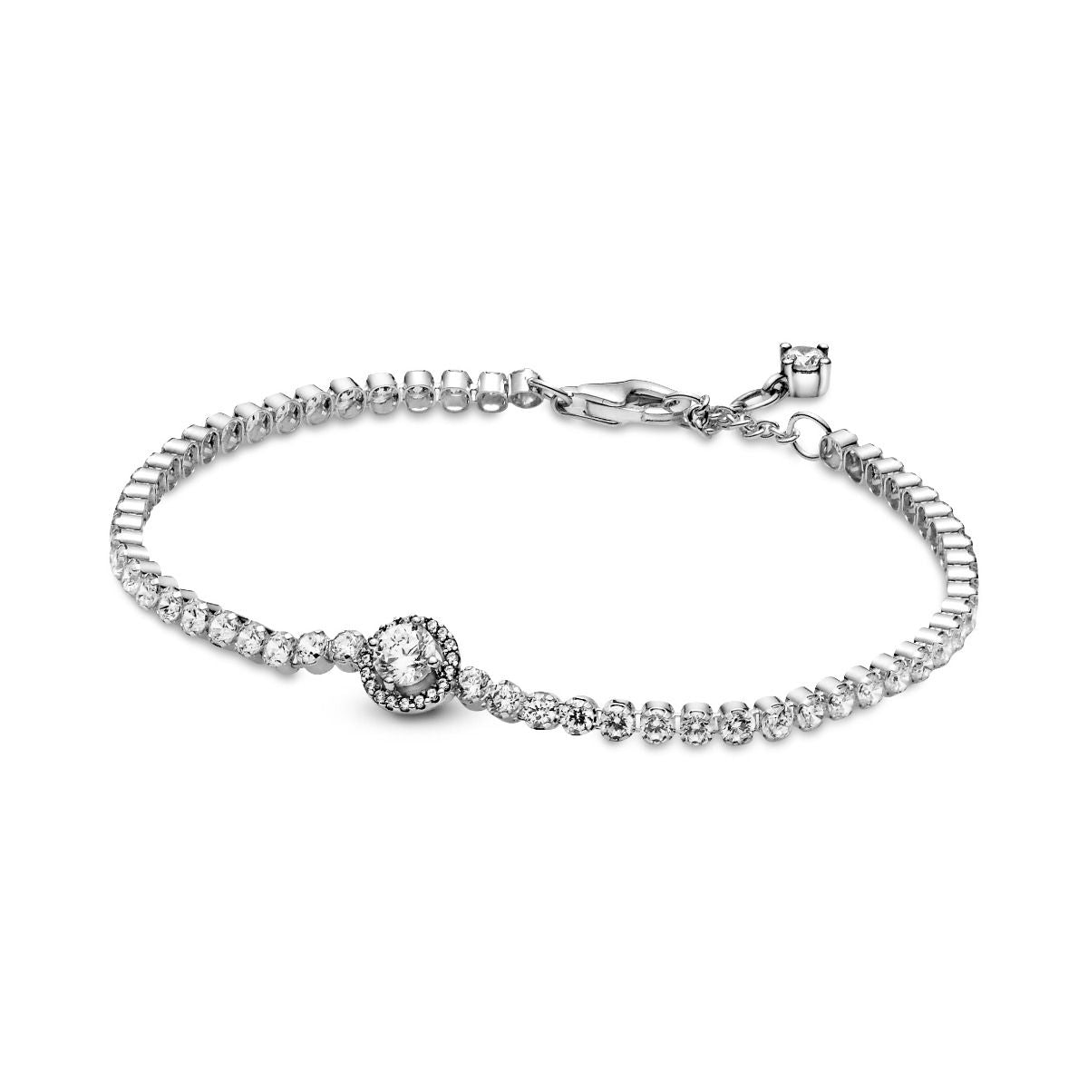 Pandora Sparkling Halo Tennis Bracelet 599416C01, exclusief en kwalitatief hoogwaardig. Ontdek nu!