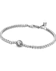 Pandora Sparkling Halo Tennis Bracelet 599416C01, exclusief en kwalitatief hoogwaardig. Ontdek nu!