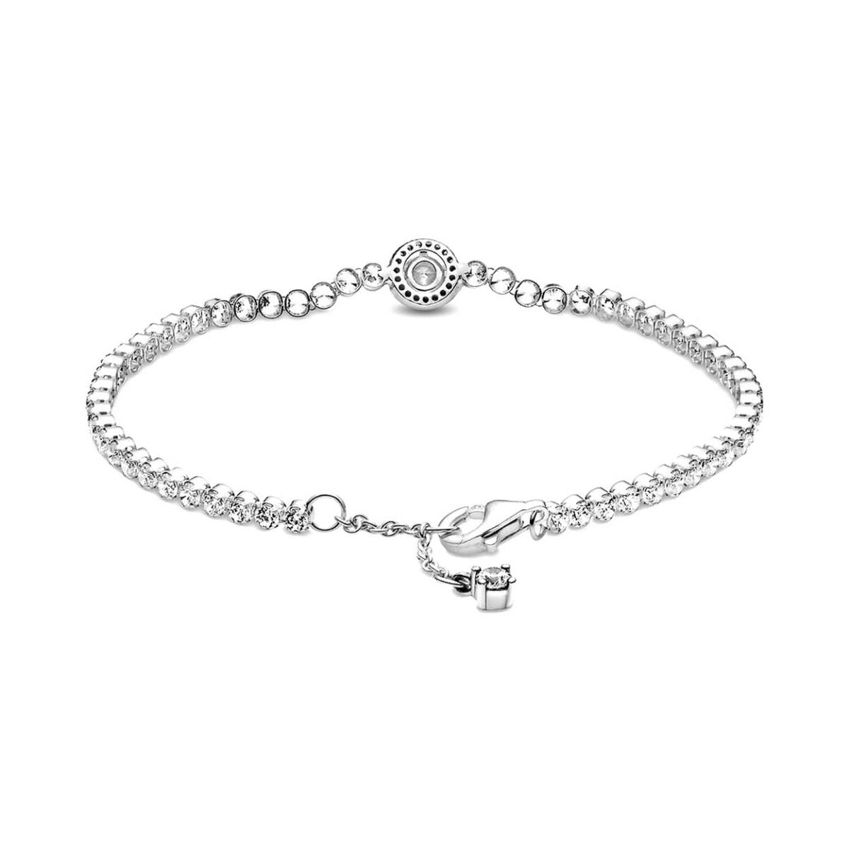 Pandora Sparkling Halo Tennis Bracelet 599416C01, exclusief en kwalitatief hoogwaardig. Ontdek nu!