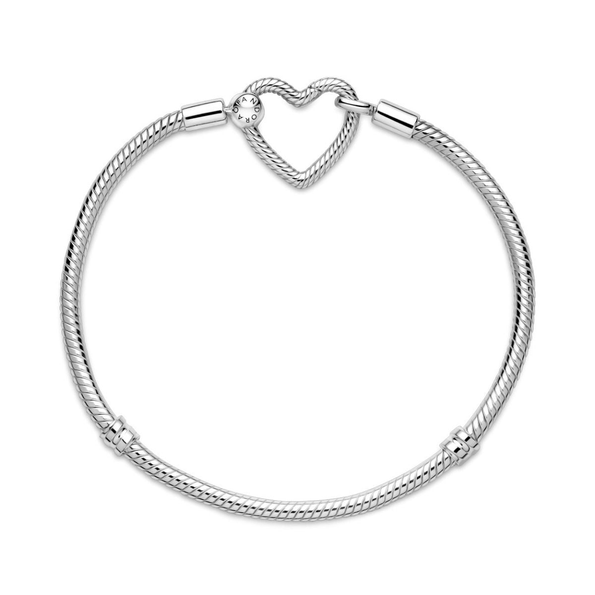 Pandora Moments Snake Chain Armband met Hartsluiting 599539C00, exclusief en kwalitatief hoogwaardig. Ontdek nu!