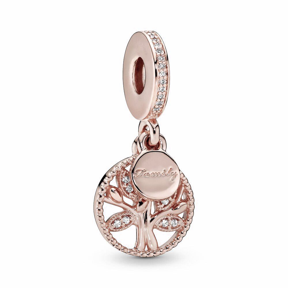 Pandora Rose Familieboom bedel 781728CZ, exclusief en kwalitatief hoogwaardig. Ontdek nu!