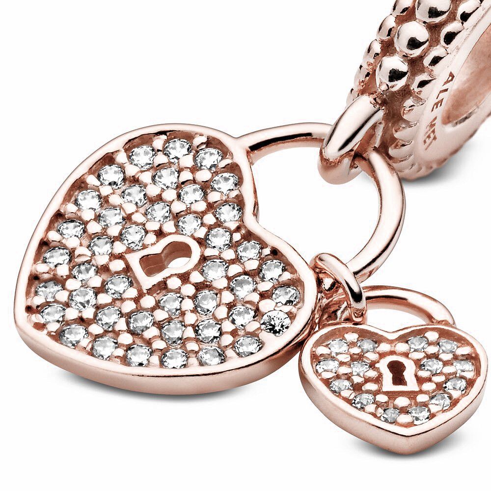 Pandora Rose Liefdesslot bedel 781807CZ, exclusief en kwalitatief hoogwaardig. Ontdek nu!