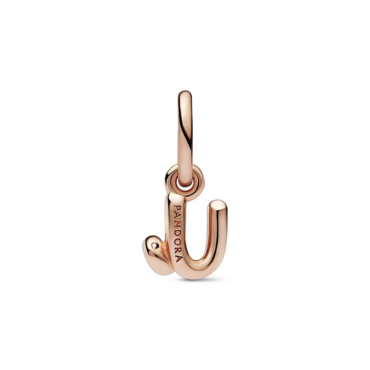 Pandora Letter u Script Alphabet Dangle Charm 782479C01, exclusief en kwalitatief hoogwaardig. Ontdek nu!