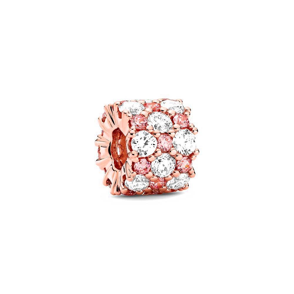 Pandora Bedel Pink & Clear Sparkle 788487C01, exclusief en kwalitatief hoogwaardig. Ontdek nu!