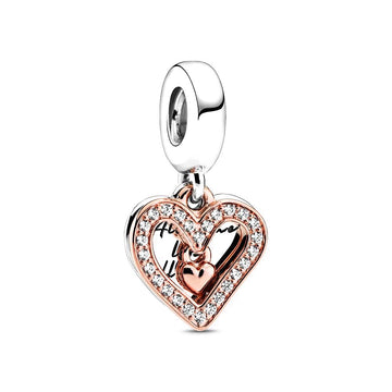 PANDORA Sprankelende Vrije Hand Hart Bedel 788693C01