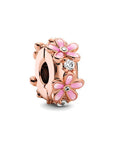 Pandora Pink Daisy Spacer Clip Charm 788809C01, exclusief en kwalitatief hoogwaardig. Ontdek nu!