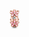 Pandora Pink Daisy Spacer Clip Charm 788809C01, exclusief en kwalitatief hoogwaardig. Ontdek nu!