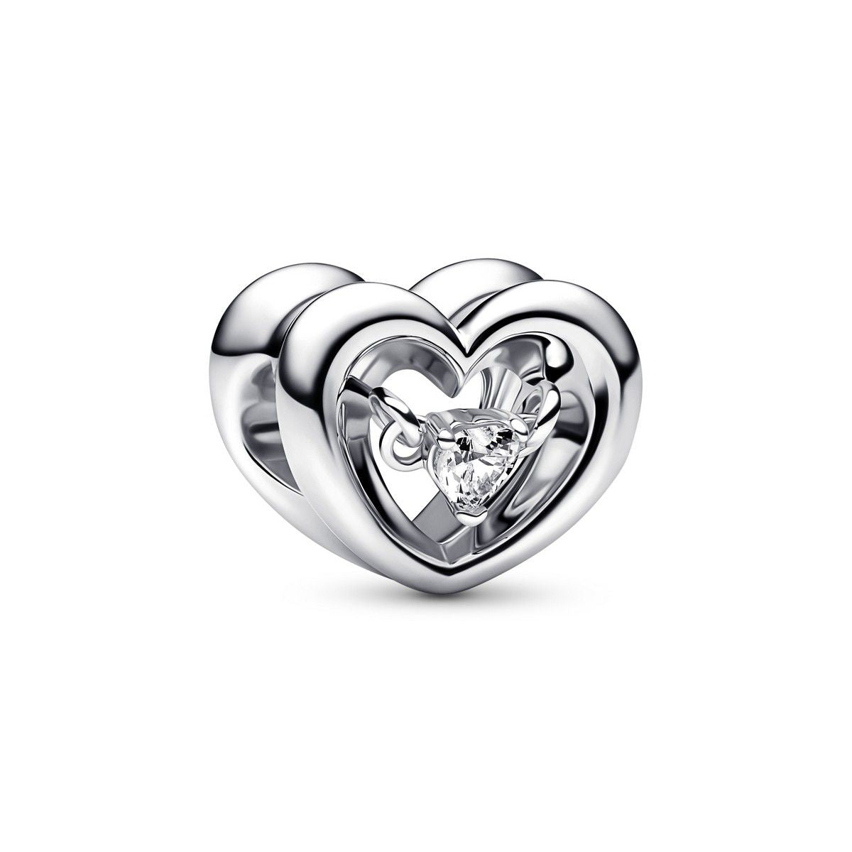 Pandora Radiant Heart & Floating Stone Charm 792493C01, exclusief en kwalitatief hoogwaardig. Ontdek nu!