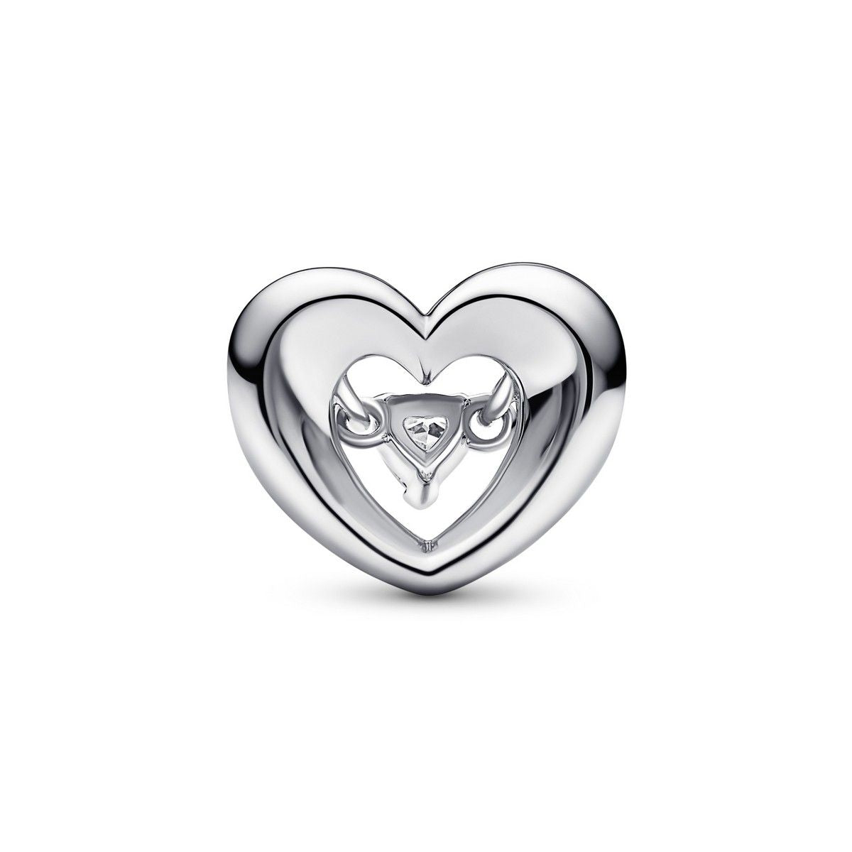 Pandora Radiant Heart & Floating Stone Charm 792493C01, exclusief en kwalitatief hoogwaardig. Ontdek nu!