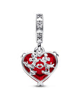 Pandora Disney Mickey & Minnie Mouse Kiss Red Murano Glass Dangle Charm 792522C01, exclusief en kwalitatief hoogwaardig. Ontdek nu!