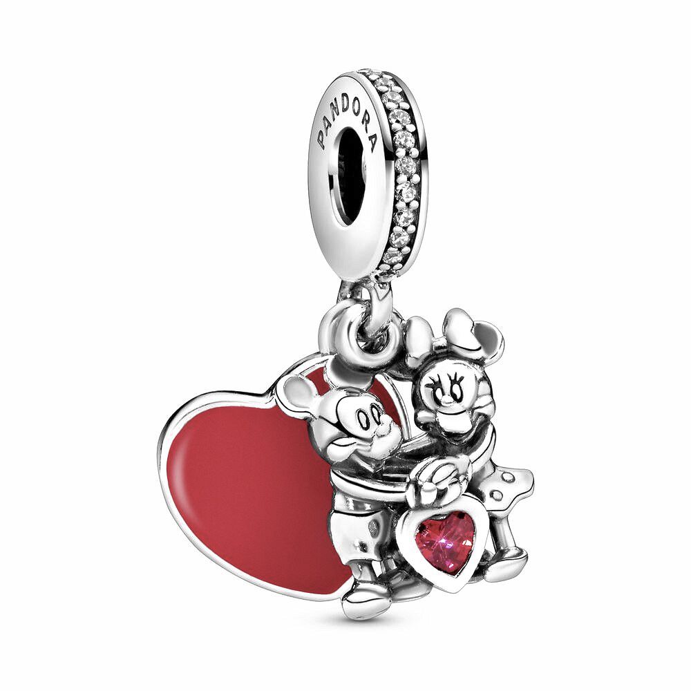 Pandora Disney, Minnie &amp; Mickey With Love bedel 797769CZR, exclusief en kwalitatief hoogwaardig. Ontdek nu!
