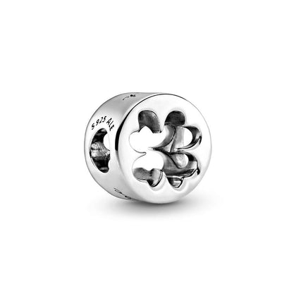 Pandora Geluk & Moed Klavertjevier Bedel zilver 797868