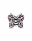Pandora Roze Pavé Vlinder Bedel 797882NCCMX, exclusief en kwalitatief hoogwaardig. Ontdek nu!