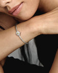 Pandora Edelweiss Bedel - Sterling Zilver met Wit en Geel Emaille - Bergbloem Symbool, exclusief en kwalitatief hoogwaardig. Ontdek nu!
