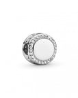 Pandora 798747C01 Engraveerbare Sprankelende Knopbedel - Sterling Zilver, exclusief en kwalitatief hoogwaardig. Ontdek nu!