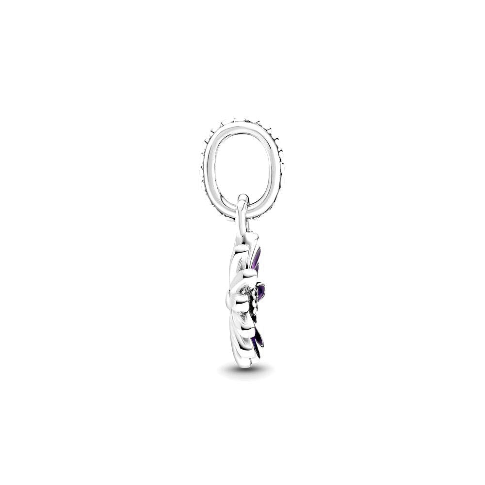 Pandora Purple Daisy Dangle Charm 798771C01, exclusief en kwalitatief hoogwaardig. Ontdek nu!