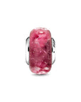 Pandora Golvende Fancy Roze Muranoglazen Bedel 798872C00, exclusief en kwalitatief hoogwaardig. Ontdek nu!