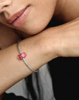 Pandora Golvende Fancy Roze Muranoglazen Bedel 798872C00, exclusief en kwalitatief hoogwaardig. Ontdek nu!