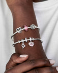 Pandora Golvende Fancy Roze Muranoglazen Bedel 798872C00, exclusief en kwalitatief hoogwaardig. Ontdek nu!