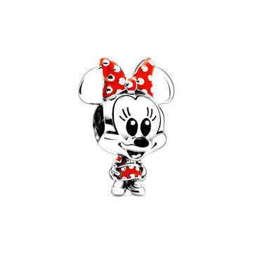 Pandora Bedel Disney, Minnie Dotted Dress & Bow 798880C02, exclusief en kwalitatief hoogwaardig. Ontdek nu!