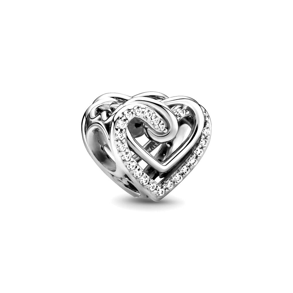 Pandora Sparkling Entwined Hearts bedel 799270C01, exclusief en kwalitatief hoogwaardig. Ontdek nu!