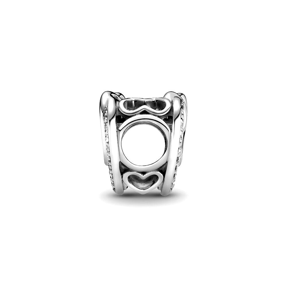 Pandora Sparkling Entwined Hearts bedel 799270C01, exclusief en kwalitatief hoogwaardig. Ontdek nu!