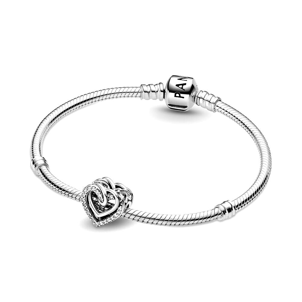 Pandora Sparkling Entwined Hearts bedel 799270C01, exclusief en kwalitatief hoogwaardig. Ontdek nu!