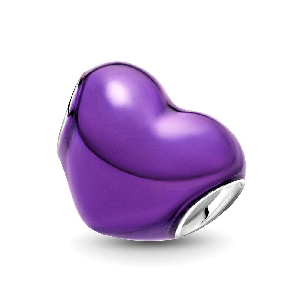 Pandora Metallic Purple Heart bedel 799291C01, exclusief en kwalitatief hoogwaardig. Ontdek nu!