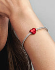 Pandora Metallic Red Heart bedel 799291C02, exclusief en kwalitatief hoogwaardig. Ontdek nu!