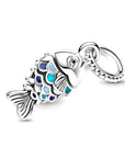 Pandora Vis met Blauwe Schubben Hangende Bedel 799428C01, exclusief en kwalitatief hoogwaardig. Ontdek nu!