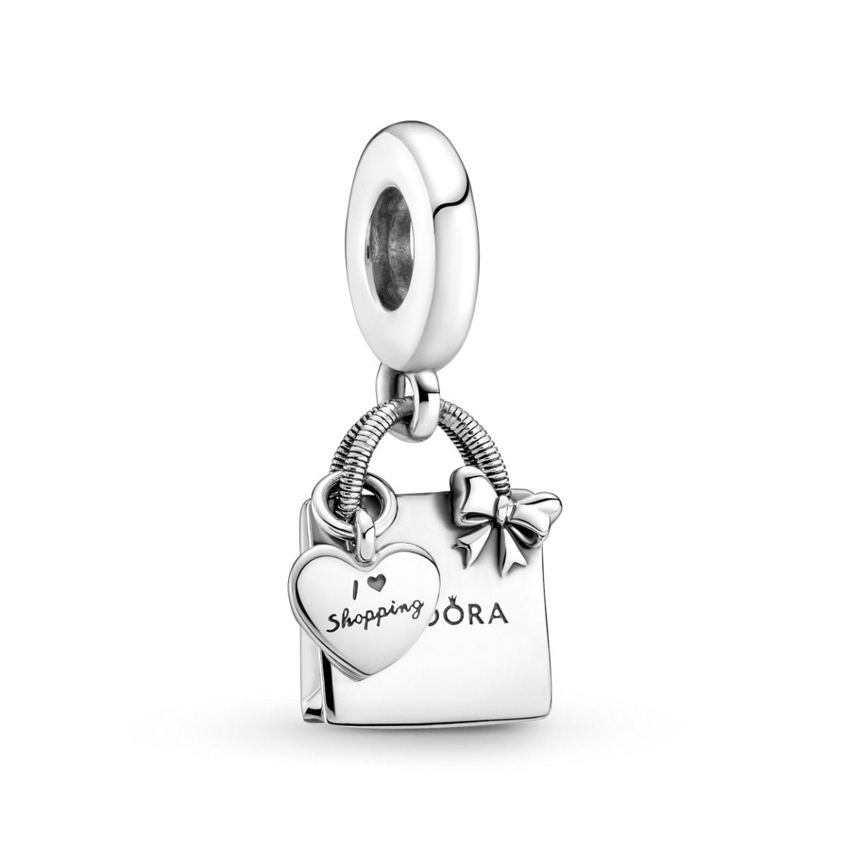 Pandora Boodschappentas Hangende Bedel 799536C00, exclusief en kwalitatief hoogwaardig. Ontdek nu!